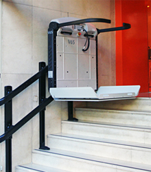 plataforma salvaescaleras curva V65